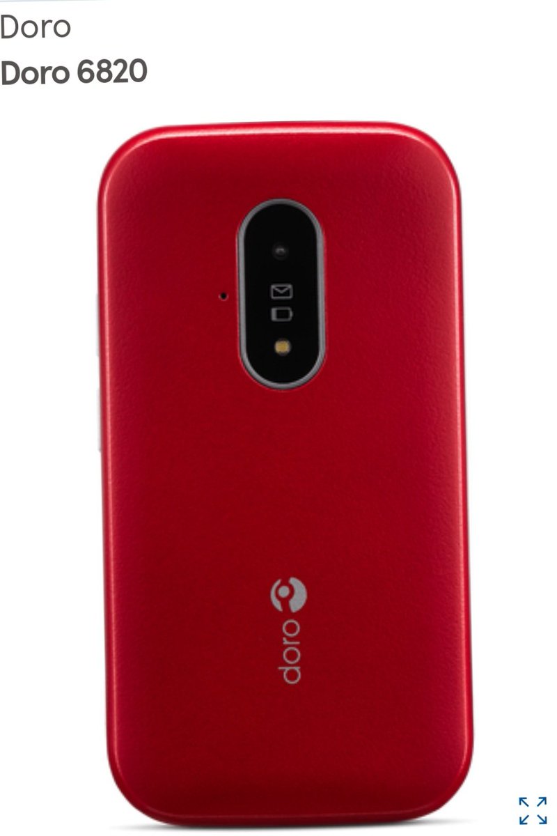 Mummas got a brand new doro 6820 phone 🤣🤣 in red for The Arsenal
