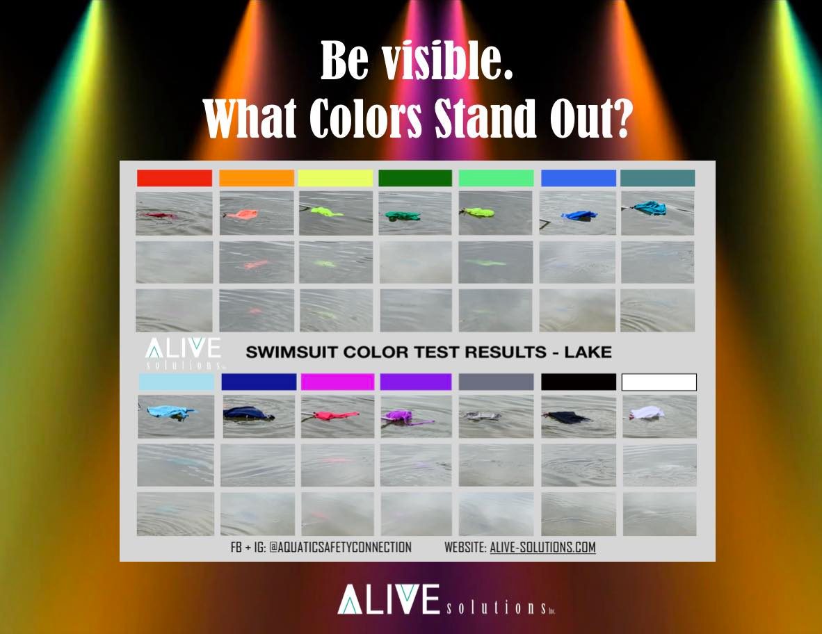 Bright days ahead, bright swimsuits matter…
 
According to the CDC, drowning is the second leading cause of accidental death in children ages 1-14. 
When choosing a swimsuit for your child consider its brightness and contrast. Think neon yellow, lime green and electric orange!