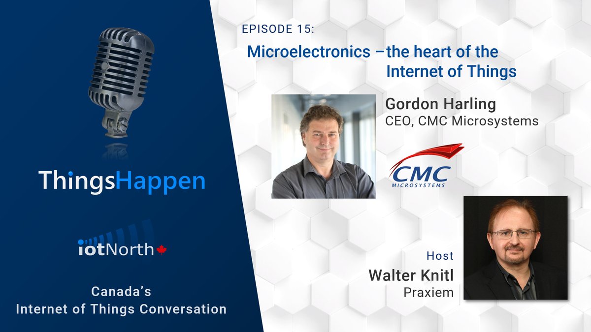 What's the physical foundation of #IoT Things?

🎙️ directory.libsyn.com/episode/index/…

Listen to #ThingsHappen #podcast & learn from @GordHarling @CMCMicrosystems how #microelectronics solidly underpins #IoT … in conversation w/@waltofk

#DigitalTransformation #iotcommunity #gcdigital