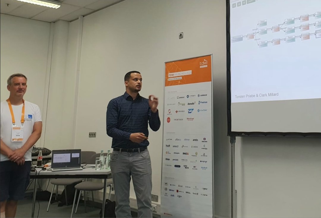 We had an incredible session at TDWI Munich 2023, where Torsten Priebe, CTO at #Simplity, and Clark Millard, Product Analyst for #Accurity, shared insights on #Metadata and #DataQuality Management: A Metastudy! 📚💡 Stay tuned for more exciting updates! #tdwimuc