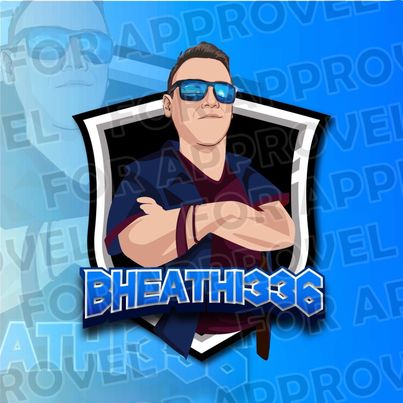 Client satisfied Approved this logo Thank you @MRHeath1336 giving me this opportunity you work with me… I appreciate Remember to tell others about the stream twitch.tv/bheath1336 @ScrimFinder @SupStreamers @SupStreamers @SmallStreamersR #supportsmallstreamers #Twitch