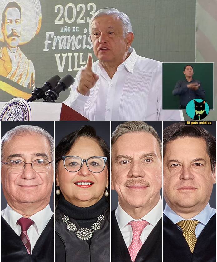elgatopolitico_'s tweet photo. AMLO estalla contra el corrupto Poder Judicial por tirar la segunda parte del Plan B:
"Como ya no pueden dominar en el ejecutivo y legislativo, están encumbrando al Poder Judicial, convirtiéndolo en un supremo Poder Conservador.
Allí se están queriendo refugiar los delincuentes de cuello blanco"
#LaMañanera #ConferenciaPresidente
