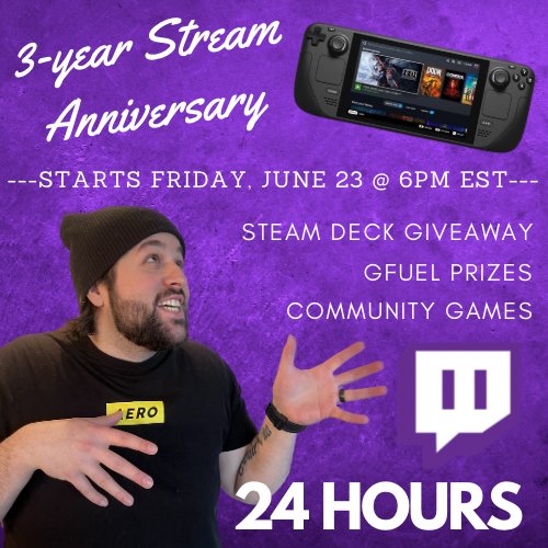 RayvnLily's tweet photo. Be sure to go hang out with @lxFORMIDABLExl to win a Steam Deck, GFuel, and so much more starting tonight at 6pm est

#gamer #twitchstreamer #supportsmallstreamers #streamerlife #twitchgamer #twitchpartner https://t.co/DDNloRajTt