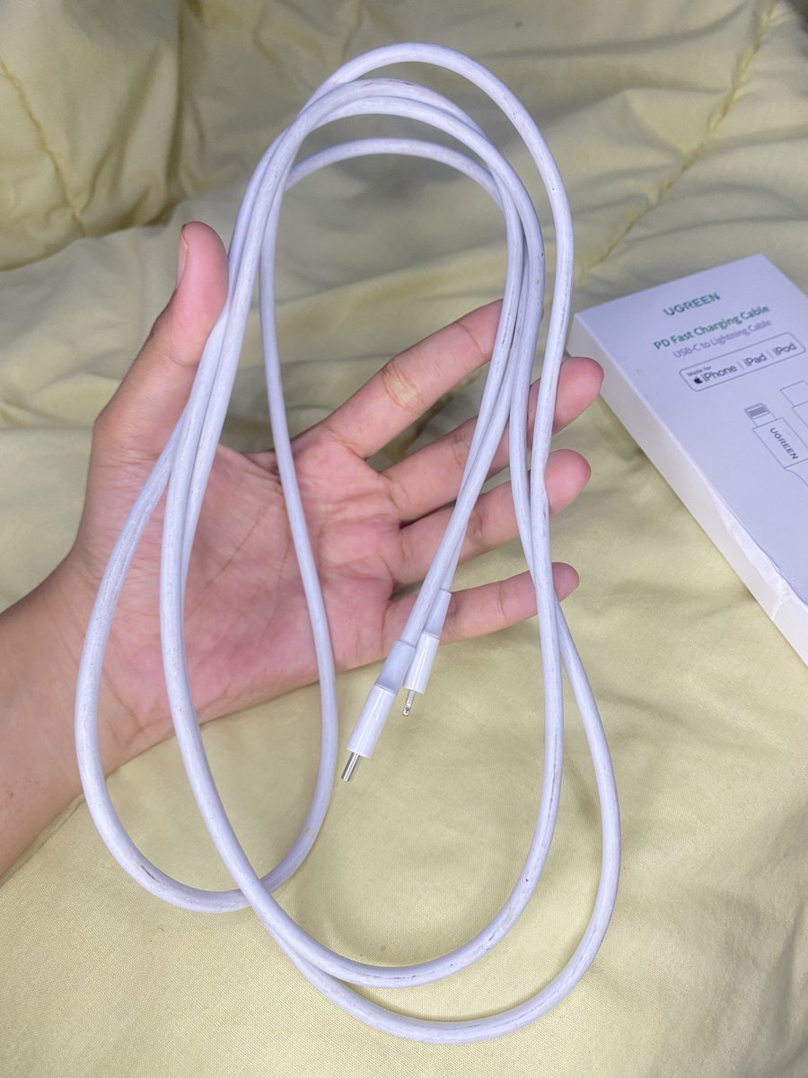 aadrrrrrrr's tweet image. Gw diracuni in kabel data ini sama temen gw, dia bilang bikin battery health ga cepet turun. Terus juga fast charging. Hampir semua temen kelas yg oake ip, pake kabel data ini.

Kabel data For Iphone dari ugreen ini udah MFI  dan ga bikin hp overheat.