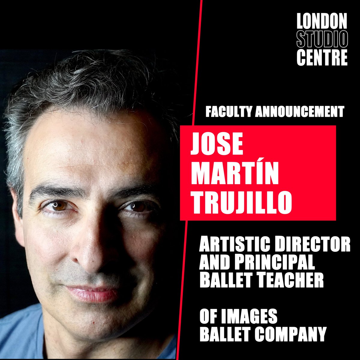 London Studio Centre is pleased to announce that Jose Martín Trujillo will be joining the Ballet Faculty as Artistic Director and Principal Ballet Teacher of Images Ballet Company from September 2023.

Learn more about Jose's exceptional background here:
linkedin.com/feed/update/ur…