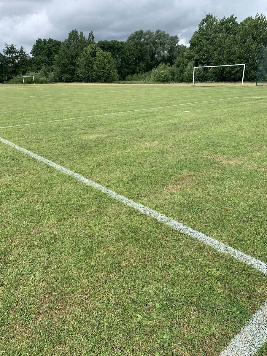 Linwood today at onx for Kickin' On - C.I.C tournament they are hosting tomorrow 4 7s pitches were measured out then lined. Pitches are in good condition.