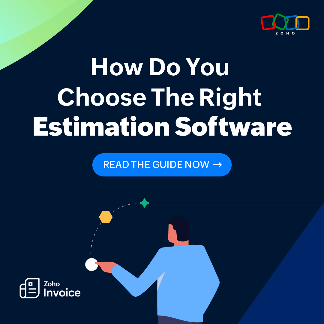 ZohoInvoice's tweet image. Trouble with your estimates mid-project? Learn how to choose the right #EstimationSoftware to make accurate estimates and save time!

Click here: zurl.co/UHOP