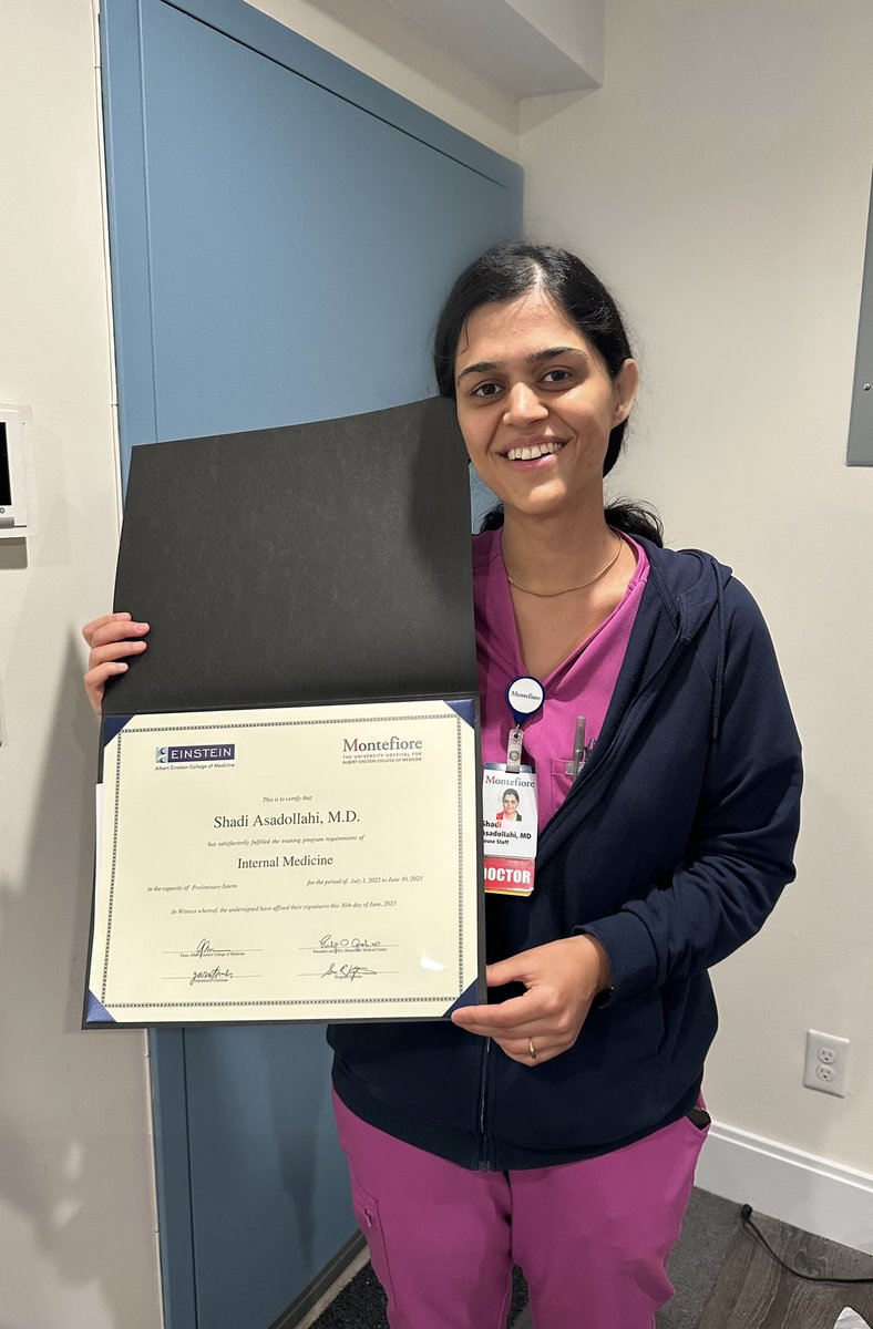 Shadi Asadollahi (@asadollahishadi) on Twitter photo Finally, done with a year of challenges and shock! I’ll miss all my attendings and mentors who supported me, and my kind friends, and colleagues.<a href="/MonteWakeIM/">Montefiore Wakefield IM Residency Program</a> <a href="/azuh93/">Azu</a> <a href="/hsafaMD/">Houssein Safa, MD</a> <a href="/RLopezFanas/">Raul Lopez-Fañas</a> @santiag05494885 <a href="/dyousem1/">David Yousem</a> Finally, done with a year of challenges and shock! I’ll miss all my attendings and mentors who supported me, and my kind friends, and colleagues.<a href="/MonteWakeIM/">Montefiore Wakefield IM Residency Program</a> <a href="/azuh93/">Azu</a> <a href="/hsafaMD/">Houssein Safa, MD</a> <a href="/RLopezFanas/">Raul Lopez-Fañas</a> @santiag05494885 <a href="/dyousem1/">David Yousem</a>