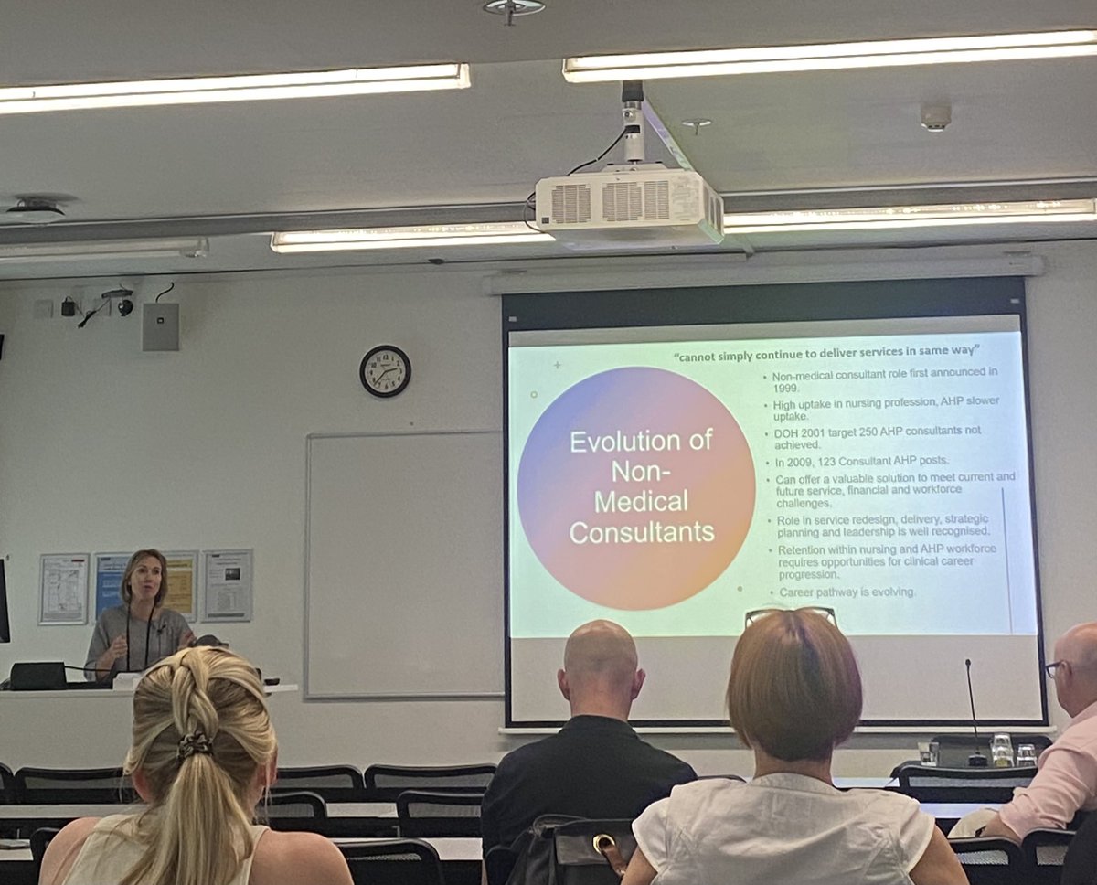 Great to hear from @VerityFord1 on the importance of the development of non-medical consultants 👏🏻 #BTSSummer2023