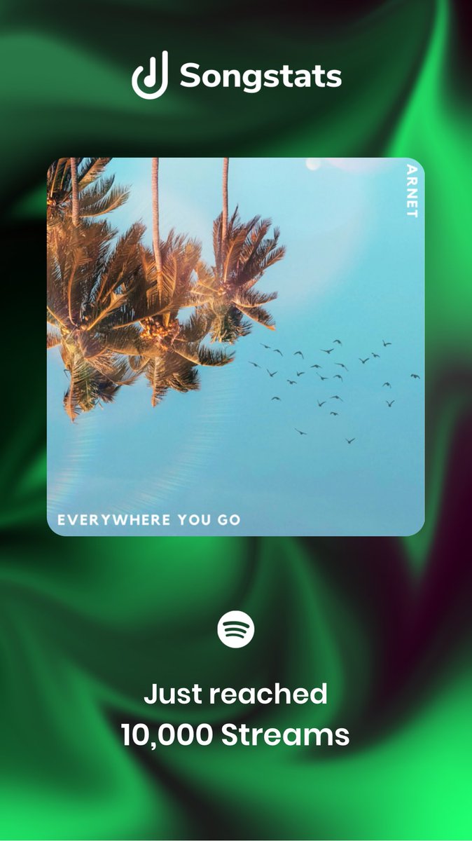 ArnetOfficial's tweet image. #EverywhereYouGo 10K on ⁦@Spotify⁩ closing in on 13K🤘🏻