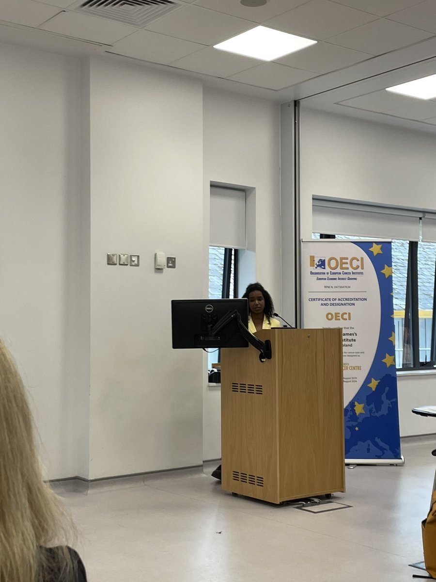 CancerInstIRE's tweet image. A fantastic presentation by Dr Ola Ibrahaim on cervical cancer research in Prof John O’Leary’s and Prof Cara Martin’s research group @lodrisc1 @Cerviva #TSJCIResearch