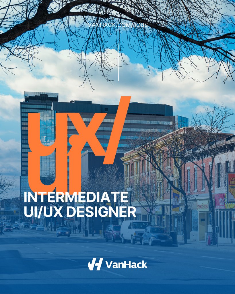 GoVanHack's tweet photo. We are looking for an Intermediate UI/UX Designer to work for a hiring partner in Hamilton, Canada | With Relocation only &amp;
Sponsored Visa 🇨🇦🍁

Apply now at https://t.co/vF8GDqdgJ2 🚀

#Java #VanHack #WeHackTogether https://t.co/yALkeZDUCd