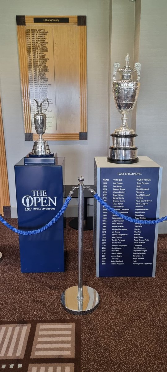 A couple of visitors in the clubhouse today <a href="/RandA/">The R&A</a> <a href="/TheOpen/">The Open</a> #theopen #theamateurchampionship