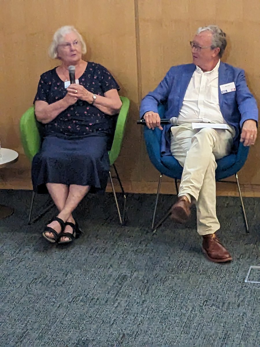 Val_Bold's tweet image. "it was very much trying to involve local people"; "we didn't encounter any particular resistance to oral history": Cynthia Brown on 50 years of the @OralHistorySoc #OHS50