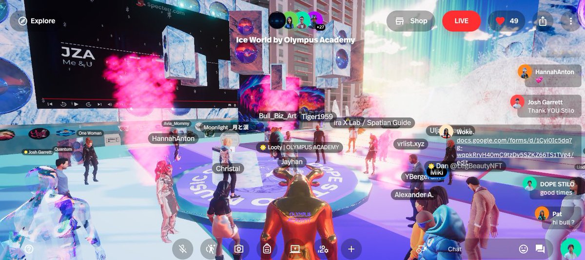 DopeStilo's tweet image. 🎉 Reliving the awe-inspiring footage fills me with pure joy. #ShotinSpatial, #ReadyPlayerMe, #DopeStilo, and #OlympusAcademy. Massive shoutout to our talented collaborators:
🛠️: @looty_spatial
🎥: @j_hanl / @relm3_

A special thanks: @staywoke_h @josh_garrett_kc @Shmerz86. 💪✨