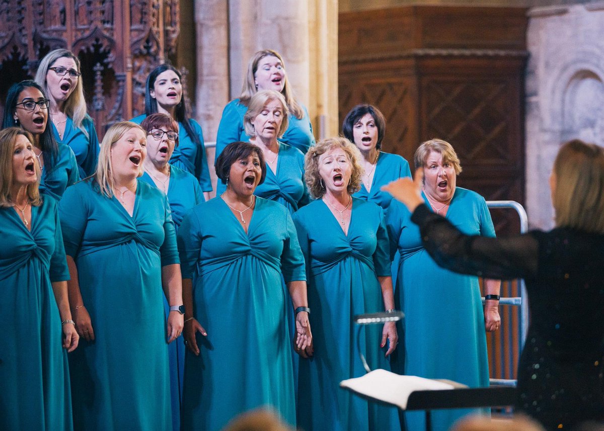 #PIWCF - <a href="/jubilateladies/">Jubilate</a> in action at the #PeterboroughInternationalWomensChoralFestival - fantastic performances - wonderful singing and so much fun! <a href="/ace_national/">Arts Council England</a> <a href="/MakingMusic_UK/">Making Music UK</a> <a href="/abcdtweets/">Association of British Choral Directors</a> 
<a href="/pborocathedral/">Peterborough Cathedral</a> <a href="/PeterboroughCC/">Peterborough City Council</a> 
#women #singing #choir #choirs #choral #choralmusic