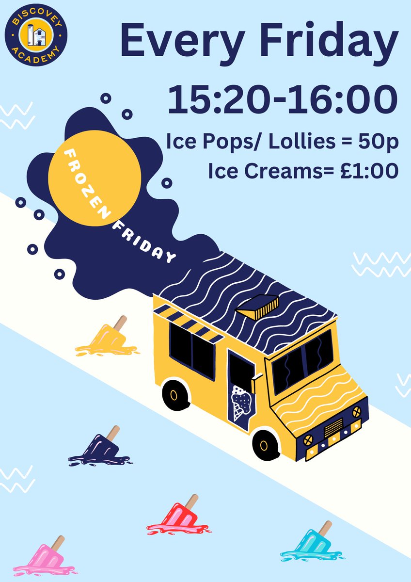 Today is Frozen Friday!! Remember your 50p’s folks!  Ice creams and Ice-pops will be available from 3:20pm at both entrances! #BAFF