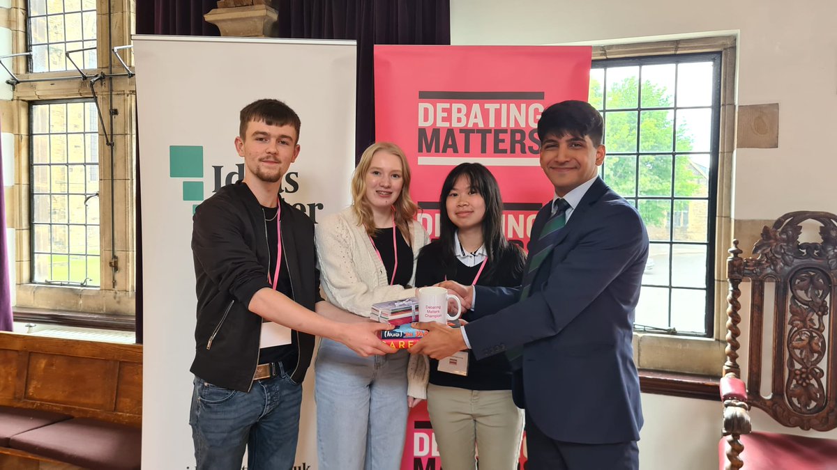 DebatingMatters's tweet photo. A selection of photos from a fantastic day at @durhamunion for the Debating Matters Durham Championship! π
Well done to winners @DSFCOfficial, runners-up @TheGSAL & all competitors! πππ
#20for20 #DebatingMatters https://t.co/HEEf6woRAI
