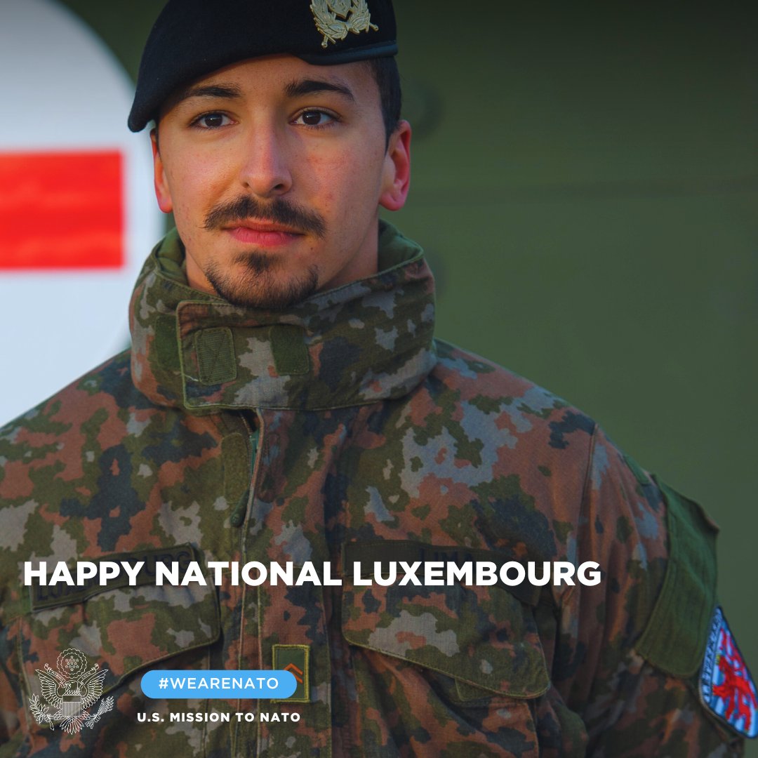 Happy National Day to our 🇱🇺 Allies and friends in Luxembourg! #WeAreNATO