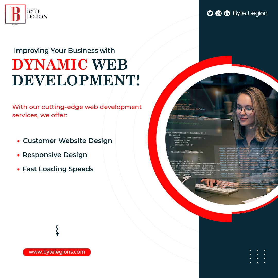 byte_legions's tweet image. IMPROVE YOUR BUSINESS WITH DYNAMIC WEB DEVELOPMENT!
FOR MORE INFORMATION CONTACT US AT: 0314 4019464
VISIT US AT: bytelegions.com
#bytelegion #webistedevelopment #businessgrowth #webdesign