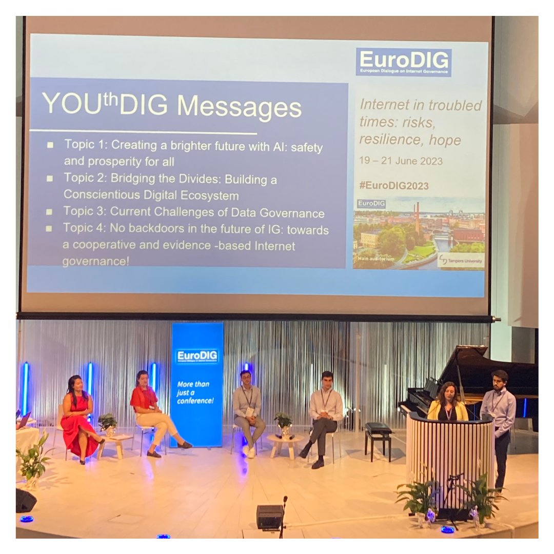 🌟@natalieterc participated in #EuroDIG conference in Tampere, Finland 🇫🇮 under the theme 'Internet in troubled times: risks, resilience, hope'. 🫱🏻‍🫲🏼 Natalie was a panelist in Nurturing Digital Well-being: Addressing the Impact of the Digital Environment on Youth Mental Health 🙇🏻‍♀️