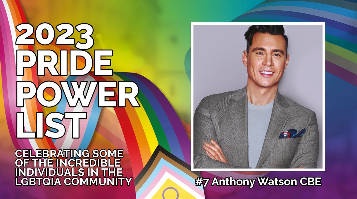 The first openly gay CEO of a British bank, <a href="/AnthonyWatson/">Anthony Watson (no longer active on here)</a>, @thebankoflondon's founder and group CEO, is number 7 on this year's Pride Power List. Congratulations, Anthony. #PPL2023 pridepowerlist.com