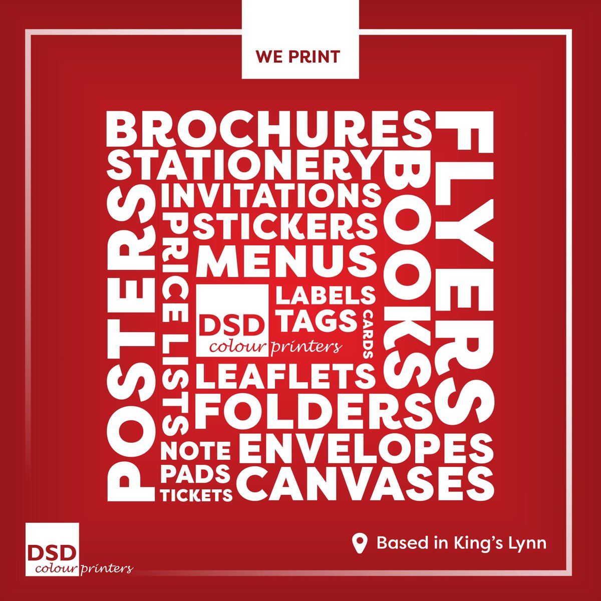 If you live within the King’s Lynn and surrounding area and like to help support local businesses then please feel free to share this post for us. 
For more information about the print services we offer please visit dsdprinters.co.uk #kingslynn