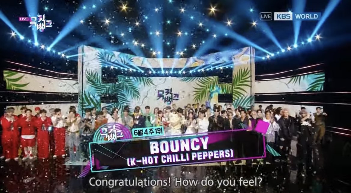 missblueberrrry's tweet photo. AYY Congrats ATEEZ and ATINYs!! IT'S BOUNCY 3RD WIN 😭🎊🎉

BOUNCY THIRD WIN
#BOUNCY3rdWin #ATEEZ16thWin #OUTLAW #ATEEZ_BOUNCY #에이티즈 #ATEEZ @ATEEZofficial https://t.co/QZFU7ivaOM