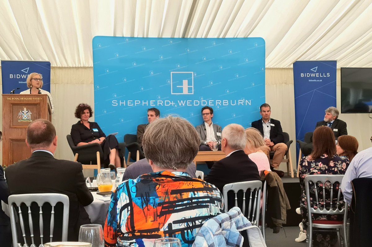 🌾Excellent keynote from Rachael Hamilton MSP at the Bidwells & ShepWedd event at the #RoyalHighlandShow

Farmers,foresters & landmanagers spin many plates - ensuring food security, enviro & biodiv management and shaping the landscape

Their key role must be valued & recognised🙌