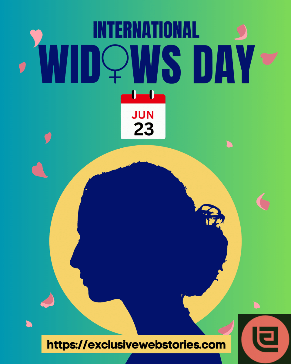 EWStories's tweet photo. International Widows Day, Key Initiatives to Empowering Widows

#WidowsDay #UnitedNations #InternationalWidowsDay #WidowsRights #EmpoweringWidows #SupportForWidows #WidowsAdvocacy #EducationForWidows #HealthcareForWidows #SolidarityForWidows #GlobalWidowsStatistics https://t.co/mk5YgnLDZF