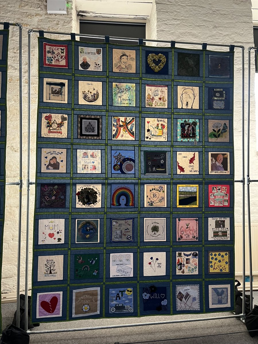 V proud to be supporting the Yorkshire #SpeakTheirName Suicide Memorial Quilt today. We have a crafting workshop this am and meditation session this pm. Here at Brian Jackson House, Huddersfield all day so do come down if you’re about <a href="/SharniAthwal/">Sharni Athwal♊</a>