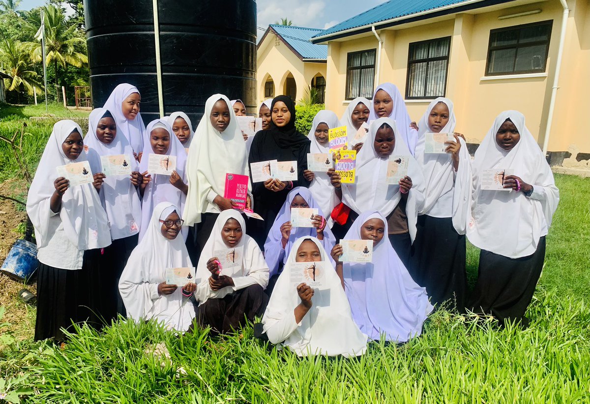 On monitoring and evaluation of Afya Yangu Club members at Kitope secondary school, Zanzibar Tz. 
We had a meeting concerning work plan for community outreach about menstruation hygiene and health!! 
NB: Menstruation is a human rights issue. It is also a public health.