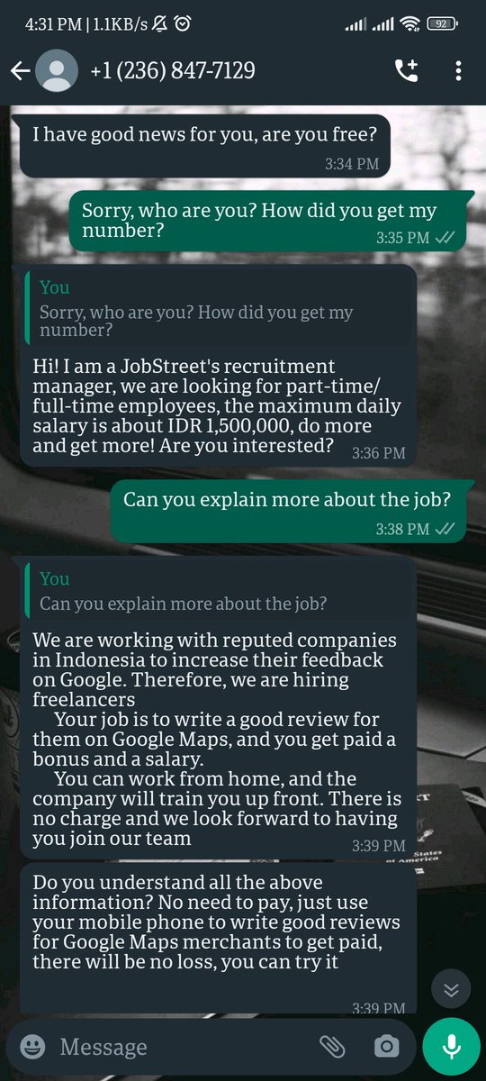 novilrs's tweet photo. @FadliD8 @tlblet Aku juga pake nomor US. Udah review 2 tempat + dikasi kode verif ke tele tapi ga ku lanjutin krn nemu post ini https://t.co/UH8bh2lmi2
