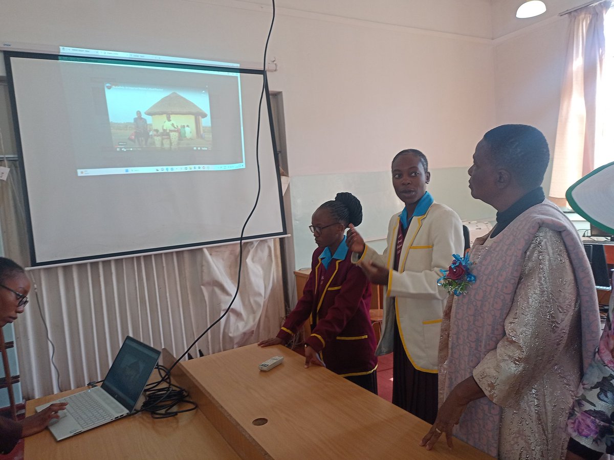 Ministry of P&S EdZW (@mopsezim) on Twitter photo #HappeningNow Eveline High School in Bulawayo is being awarded the 2020 Secretary Merit Award for showing resilience during the COVID-19 induced school closures. <a href="/MoPSEZim/">Ministry of P&S EdZW</a> PS, Mrs T. Thabela is officiating. #HappeningNow Eveline High School in Bulawayo is being awarded the 2020 Secretary Merit Award for showing resilience during the COVID-19 induced school closures. <a href="/MoPSEZim/">Ministry of P&S EdZW</a> PS, Mrs T. Thabela is officiating.
