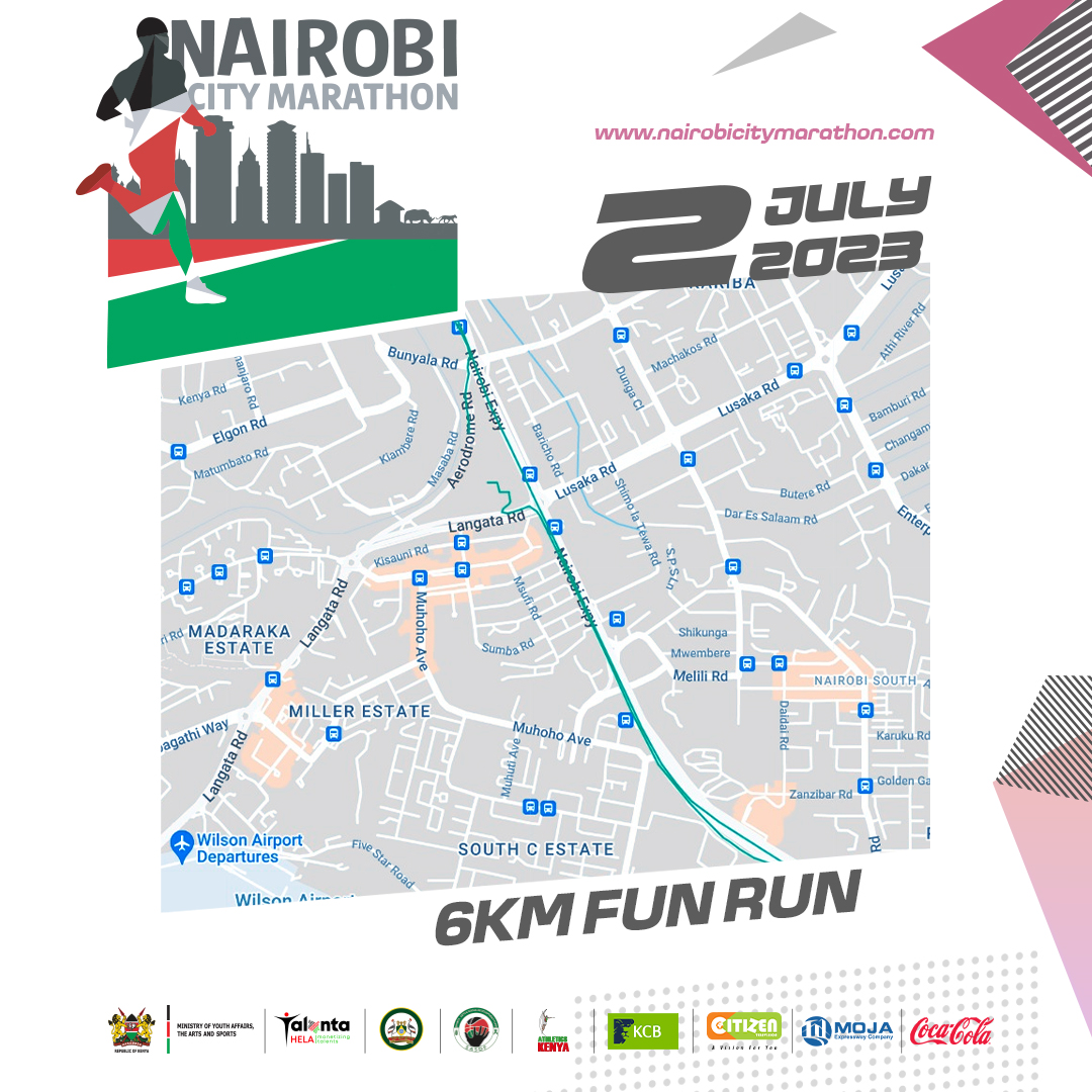 inooroke's tweet photo. Be there early at the start line so when it’s time to go you can run in your own time and take it easy in the 6km Fun Run.
Get more info via https://t.co/23IbJdInMV
Registration is still ongoing!
#NairobiCityMarathon2023 #RunThisCity https://t.co/ErY66Qbz73