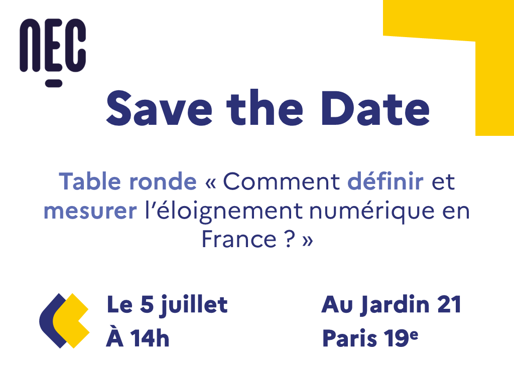 Programme Société Numérique (@missionsonum) on Twitter photo 📌16 millions !
💻C’est le nombre de Français-es éloigné.e.s du numérique en France selon le rapport du <a href="/credoc/">Crédoc</a> et CREAD <a href="/gis_marsouin/">gis_marsouin</a> sur l’éloignement numérique.
Découvrez l'étude au #NEC local <a href="/Francil_in_HUB/">Hub Francil'in</a> le 5 juillet lors d'une table ronde à 14h➡️helloasso.com/associations/h… 📌16 millions !
💻C’est le nombre de Français-es éloigné.e.s du numérique en France selon le rapport du <a href="/credoc/">Crédoc</a> et CREAD <a href="/gis_marsouin/">gis_marsouin</a> sur l’éloignement numérique.
Découvrez l'étude au #NEC local <a href="/Francil_in_HUB/">Hub Francil'in</a> le 5 juillet lors d'une table ronde à 14h➡️helloasso.com/associations/h…