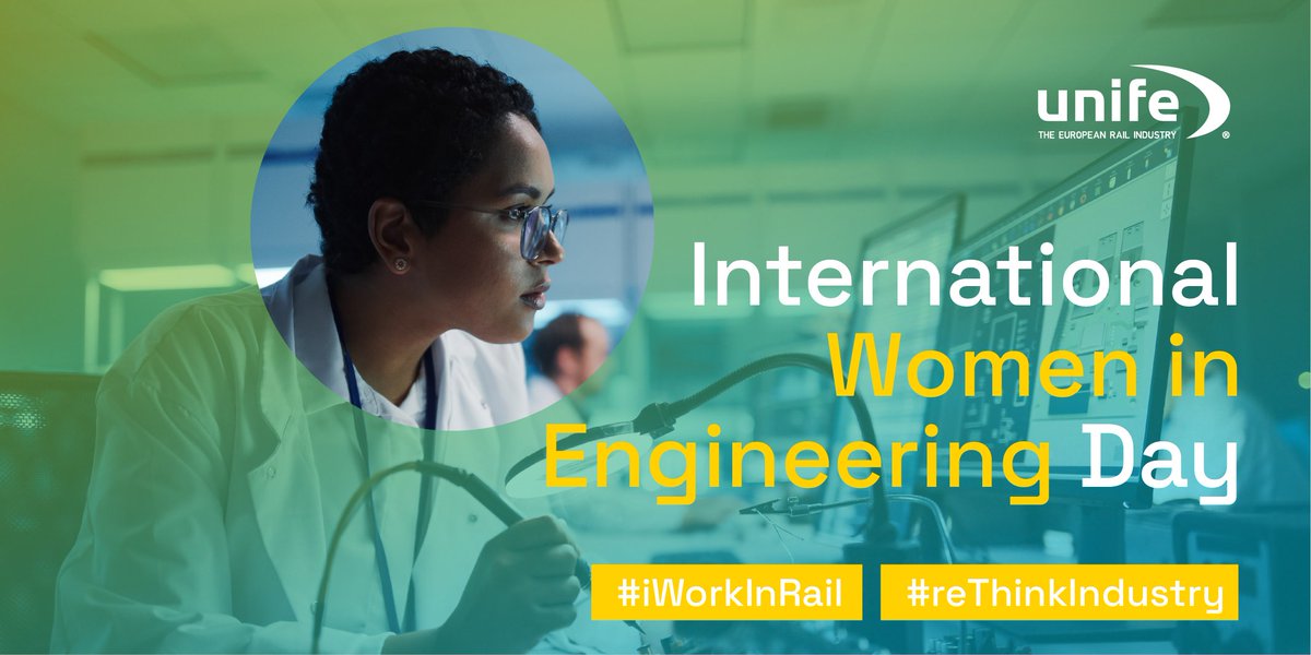 Celebrating #InternationalWomenInEngineeringDay!

Today, we honor the remarkable contributions of women engineers around the🌍and acknowledge the pressing need for a more gender-inclusive future in engineering.

@UNIFE, we remain committed to promoting diversity&inclusivity in…