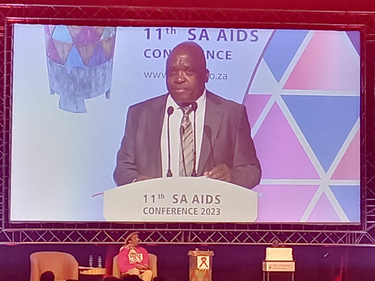 SA AIDS Conference (@rsaaidsconf) on Twitter photo The <a href="/HealthZA/">National Department of Health</a> minister, Dr. Joe Phaahla delivering the keynote address at #SAAIDS2023 closing plenary
"We should all continue to plan jointly and act jointly in sharing new innovations to end the twin epidemics HIV/AIDS and Tuberculosis" The <a href="/HealthZA/">National Department of Health</a> minister, Dr. Joe Phaahla delivering the keynote address at #SAAIDS2023 closing plenary
"We should all continue to plan jointly and act jointly in sharing new innovations to end the twin epidemics HIV/AIDS and Tuberculosis"