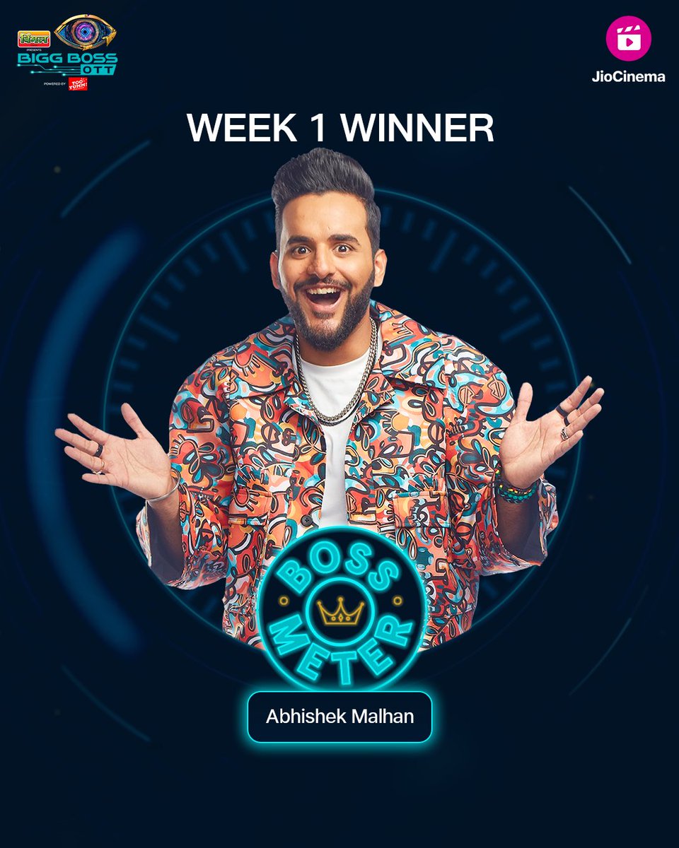 BBOTT2 First BOSS of the Week is Abhishek Malhan aka Fukra Insaan!

Congratulations to #FukraArmy & #PandaGang for winning the title 

#FukraInsaan #BiggBossOTT2