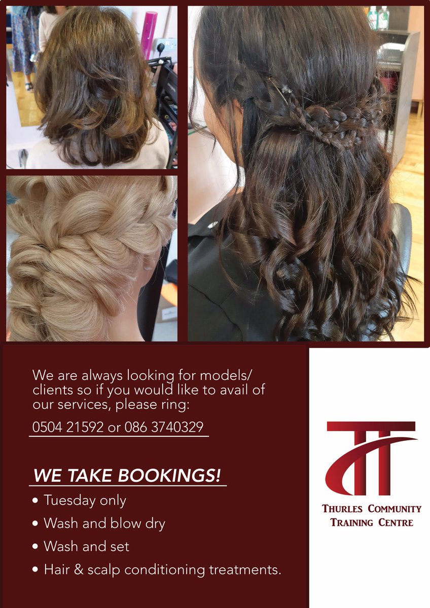 ￼
✨Get the ultimate hair experience!✨
￼
We take bookings on Tuesday only 

#ETBEthos #ETB #hairdressing #beauty #booknow