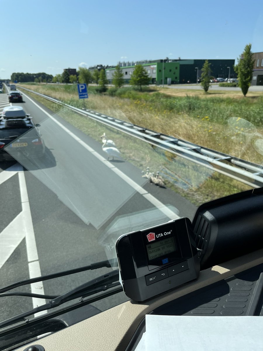 Extinction Rebellion demonstratie op de #N36 bij Vriezenveen.