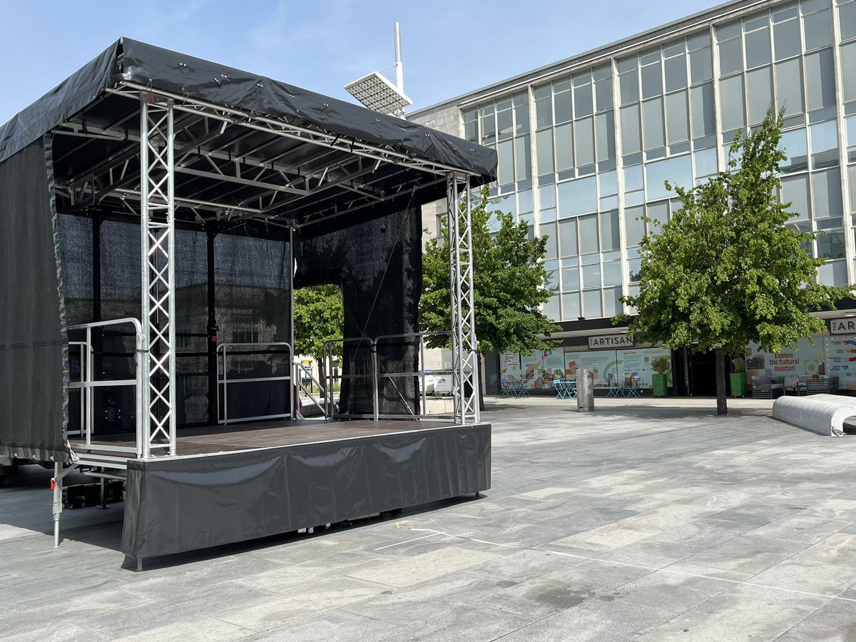 Stage is set for What’s Next Southampton? - a free summer festival for children, young people and families. Tomorrow 12-6pm! 

whatsnextsouthampton.uk

#WNSoton #ACESupported #CivicUniversity