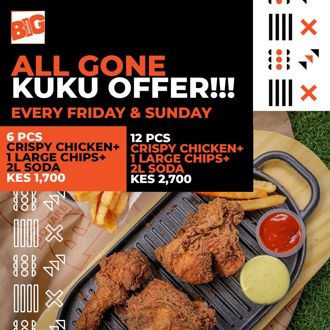 TheFuse984's tweet photo. 🎉 Exciting news! We're giving away a Big Square voucher! 

🍔🍟 Tell us which mouthwatering offer you're most thrilled to indulge in at Big Square, and you could be the lucky winner!

To win tag @BigSquareKE &amp; use the hashtag  #BigSquareKE #BigFoodBigVibe https://t.co/g7Glduiakh