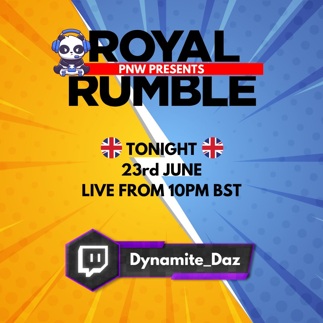 The Day is Here !!!! 

how will this PPV change the road to WrestleMania ? is there some surprises along the way ? you will have to tune in to find out !! 

#wweuniversemode #royalrumble #pnw #twitch #simwrestling #wrestling #wwe2k23 #WWE2K23dlc #wwe2k23creations #universe