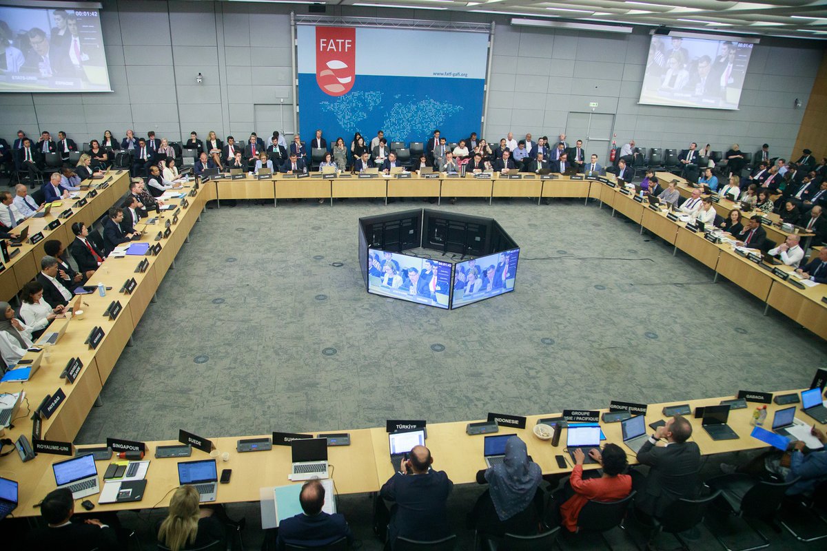 FATFNews's tweet photo. It is the final day of the FATF Plenary in Paris.
Delegates have been discussing key issues in the fight against #MoneyLaundering and #TerroristFinancing. Plenary decisions will be made later today.
Stay informed➡️https://t.co/5MQuLIJfHE
#FATFWeek #FATF #FollowTheMoney https://t.co/u7jqyYy71K