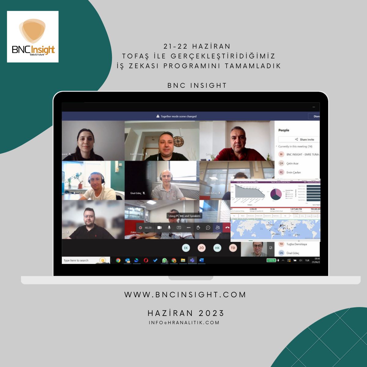 🔦 Veriden değer üretmek için

 bu sefer otomotiv sektöründe TOFAŞ'layız.

💡 Gelecek, veri odaklı stratejilerde; ama yine insan zemininde şekilleniyor. Bu dönüşümün bir parçası olmak için ;Gelecek veride, bekleriz. 

📧info&amp;HrAnalitikcom

 <a href="/Bnc/">Brent Chun</a> Insight 

#data  #dataanalysis