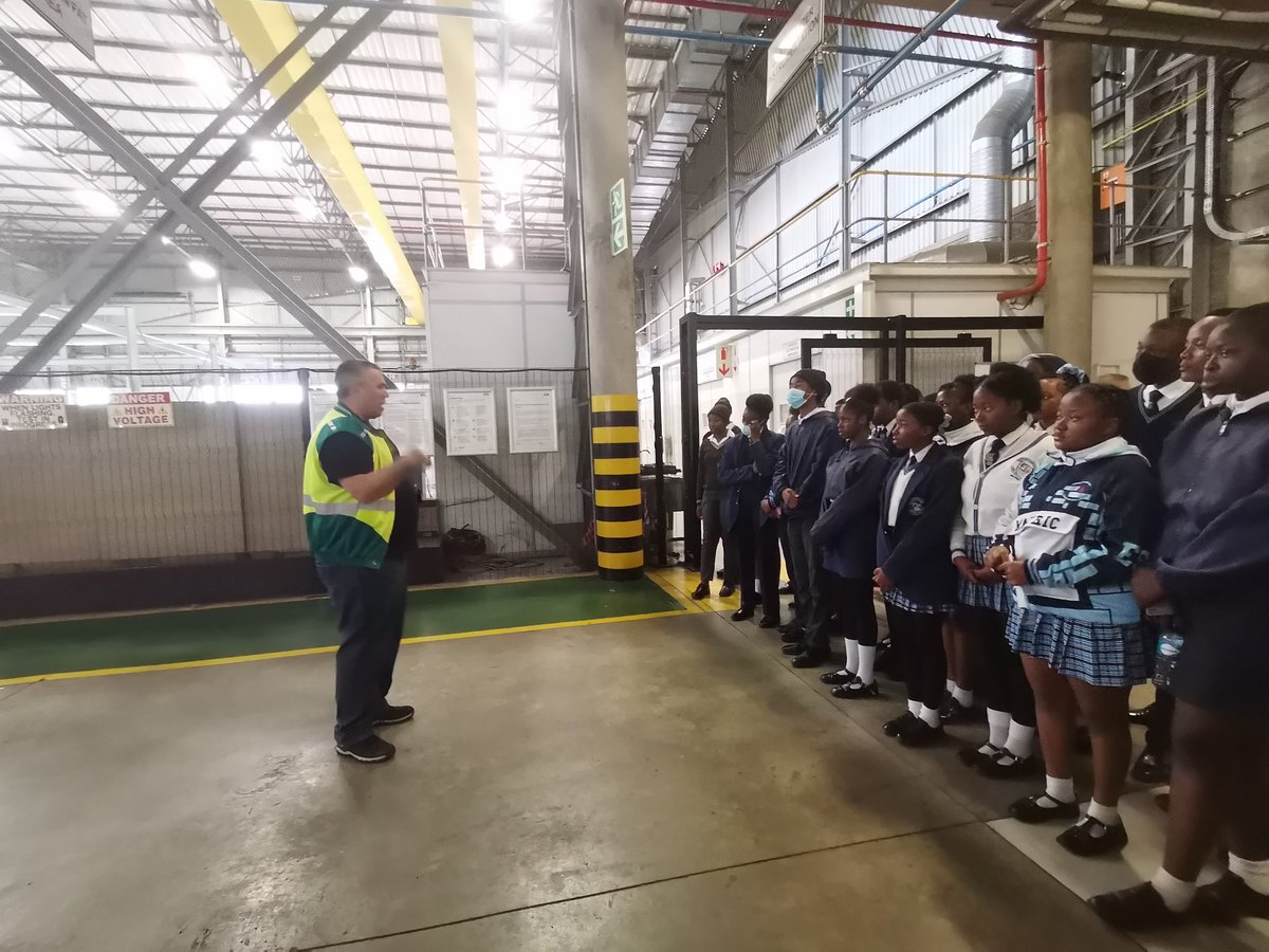 Part of the event included a factory tour where learners and the media got to see <a href="/ABBSouthAfrica/">ABB Southern Africa</a>'s Longmeadow facility guided by Vincent Herselman. #ABBYouthCelebrations #ABBYouthMonth