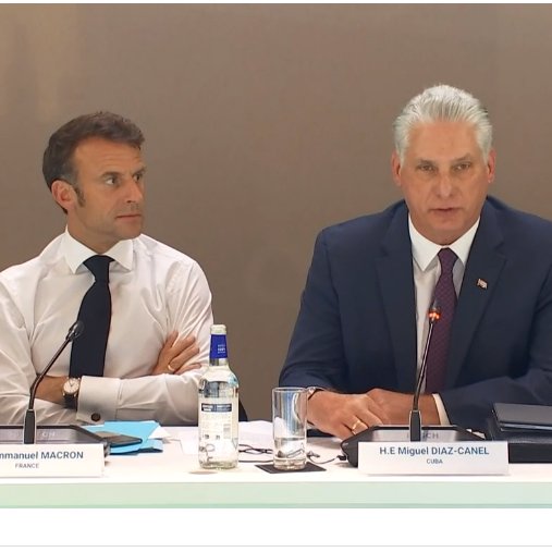 .<a href="/DiazCanelB/">Miguel Díaz-Canel Bermúdez</a> en Cumbre del #NuevoPactoFinanciero Mundial: "Urge, como la mayor de todas las urgencias, un nuevo y más justo orden internacional". #CubaG77 
#IzquierdaLatina