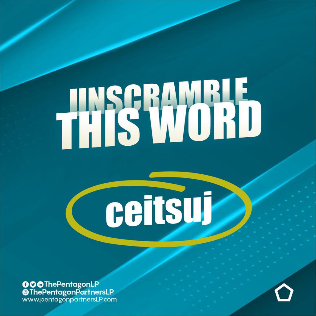 ThePentagonLP's tweet photo. It’s like piecing scrambled eggs into an omelet with your hand😁. 

Now make an omelet out of this scrambled word.

Your time starts now! https://t.co/J5ZnZwDNeU