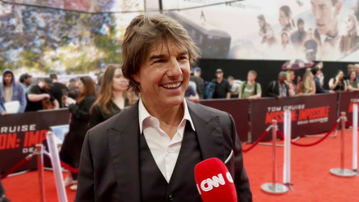 Rochbeights's tweet photo. 🎬 Thrilled to have had the opportunity to attend the UK premiere of Mission Impossible 7: Dead Reckoning Part 1 alongside my amazing CNN colleagues @thomas_page &amp; James Stacey 🌟Keep a close eye on your TVs for more Tom Cruise on CNN Screen Time...coming soon ⏳ 📺 https://t.co/hTEOQFq5LX